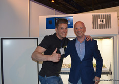 Vincent Jalink of NLResearch is satisfied with the climate chambers of Rob Hoogenboom of Bronson Climate